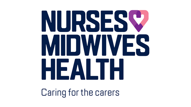 Nurses and midwives health logo